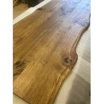 Eiche, Tischplatte XXL mit Baumkante, Konferenztisch, Seminar, Meeting, Länge wählbar x100x4,5cm, DARK OAK Eiche, Tischplatte XXL mit Baumkante, Konferenztisch, Seminar, Meeting, Länge wählbar x100x4,5cm, DARK OAK